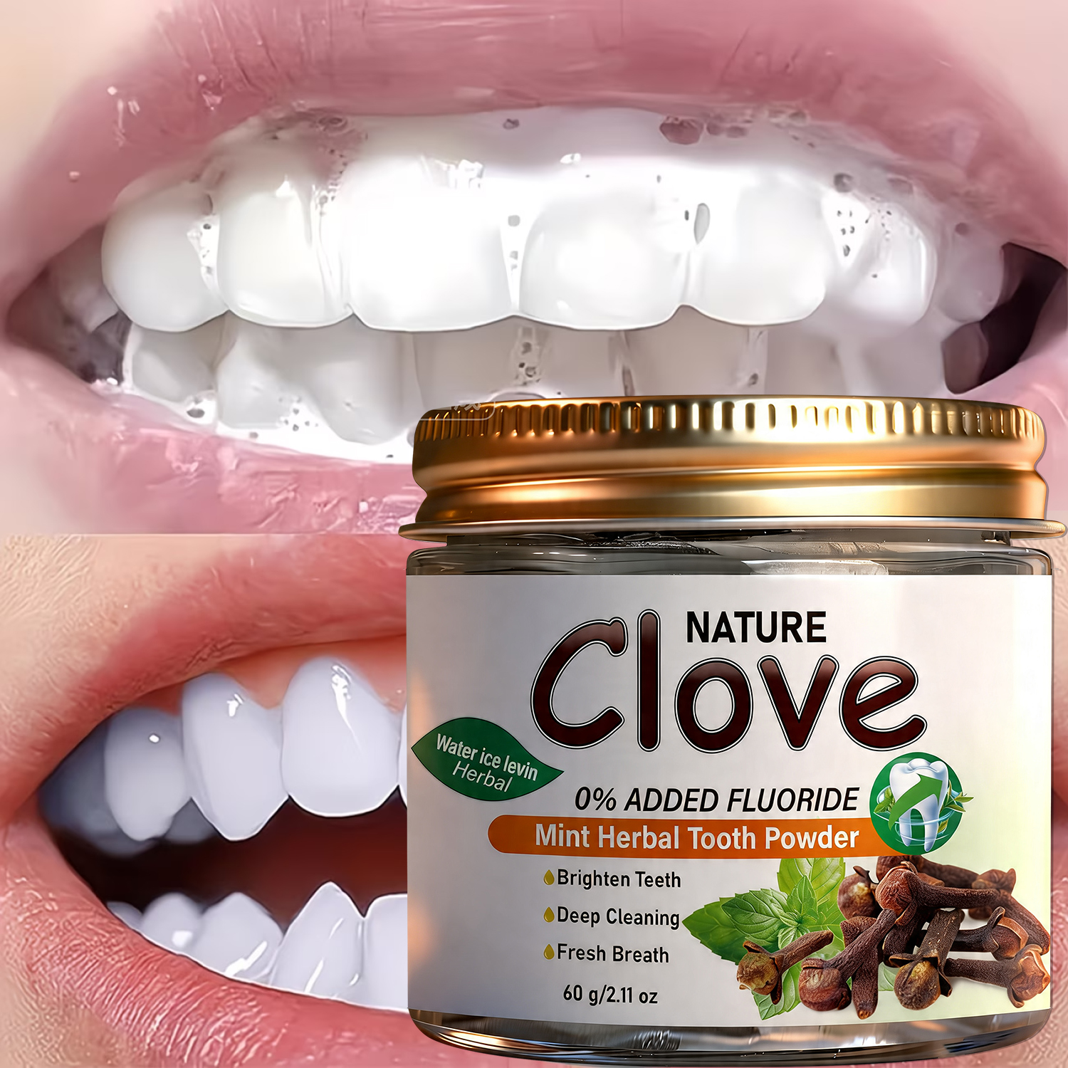 Fluoride Free Clove Mint Tooth - Teeth Whitening Thailand avaliação e preço