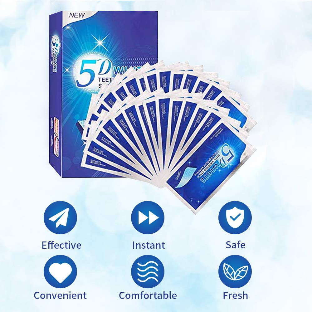 5D White Teeth Whitening Strip - Teeth Whitening In Office avaliação e preço