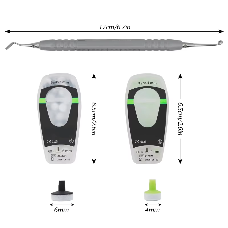 Dental Composite Kit with Foam - Teeth Whitening Light Kit avaliação e preço