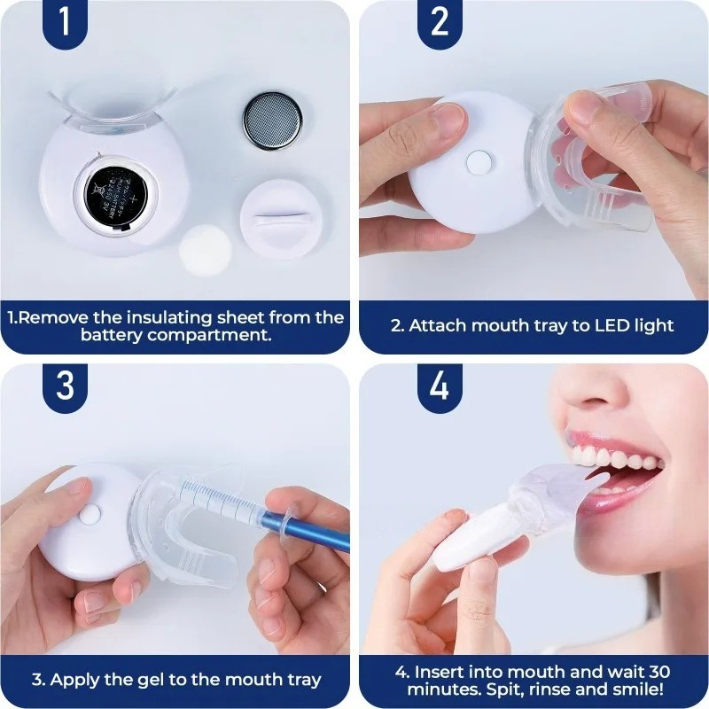 1 Set Clean Oral Cavity Teeth  - Teeth Whitening In Office avaliação e preço