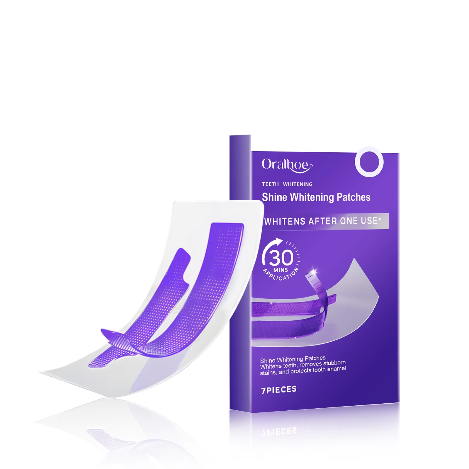 Purple Teeth Whitening Strips  - Teeth Whitening Flash avaliação e preço