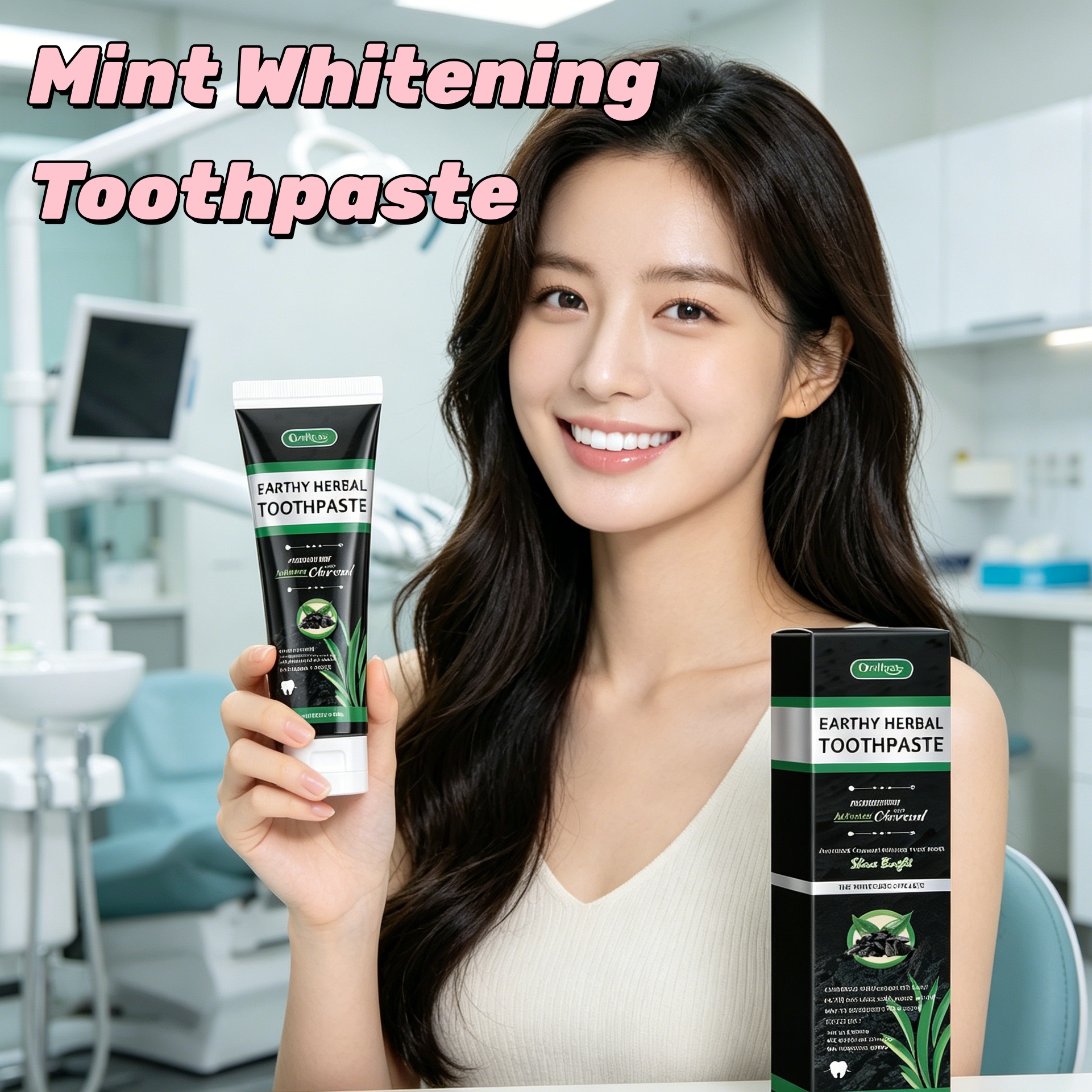 Bamboo Charcoal Mint Toothpast - Teeth Whitening Charcoal avaliação e preço