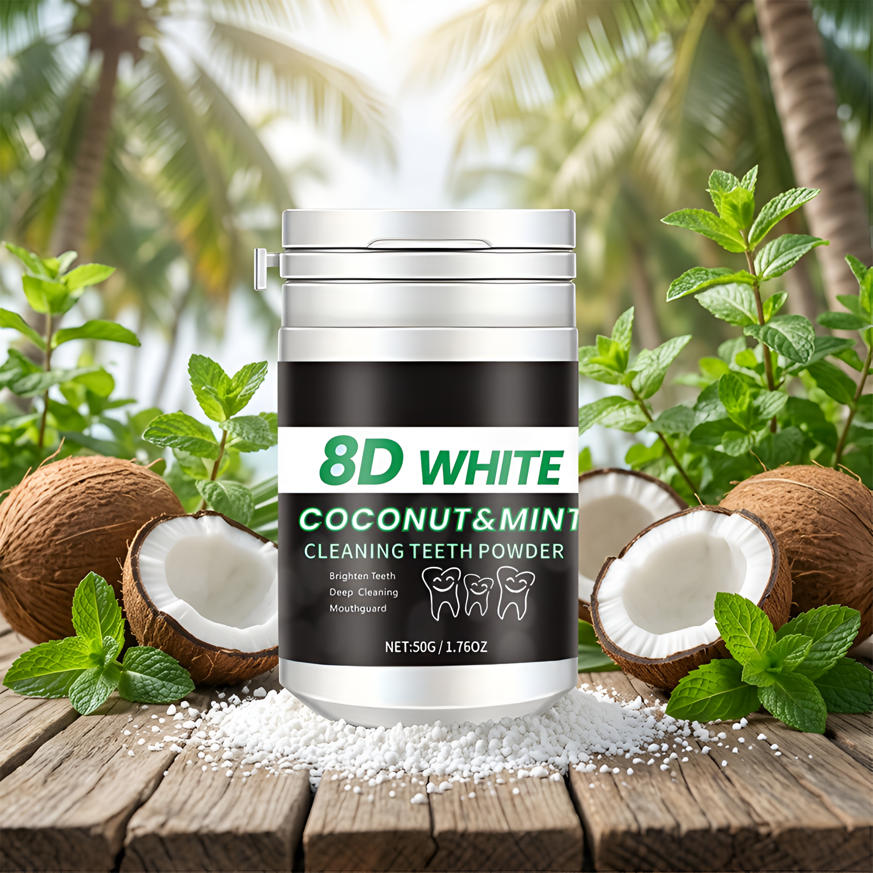 8D Charcoal Teeth Whitening Po - Teeth Whitening Charcoal avaliação e preço