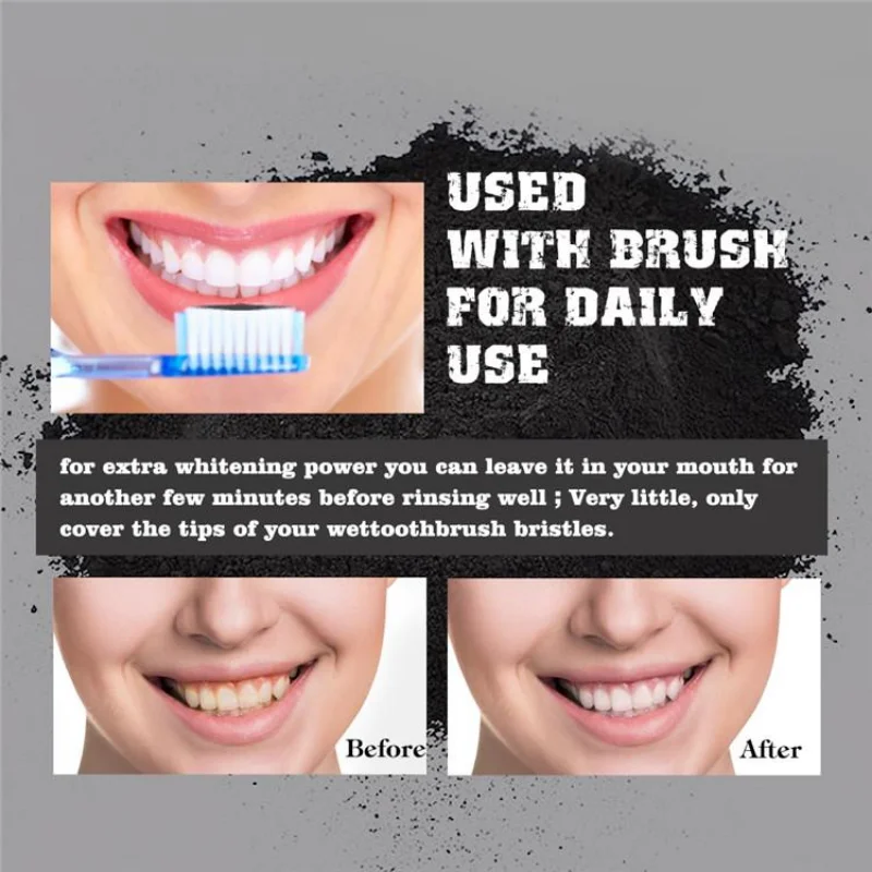 Food Grade Teeth Powder Charco - Teeth Whitening Charcoal avaliação e preço