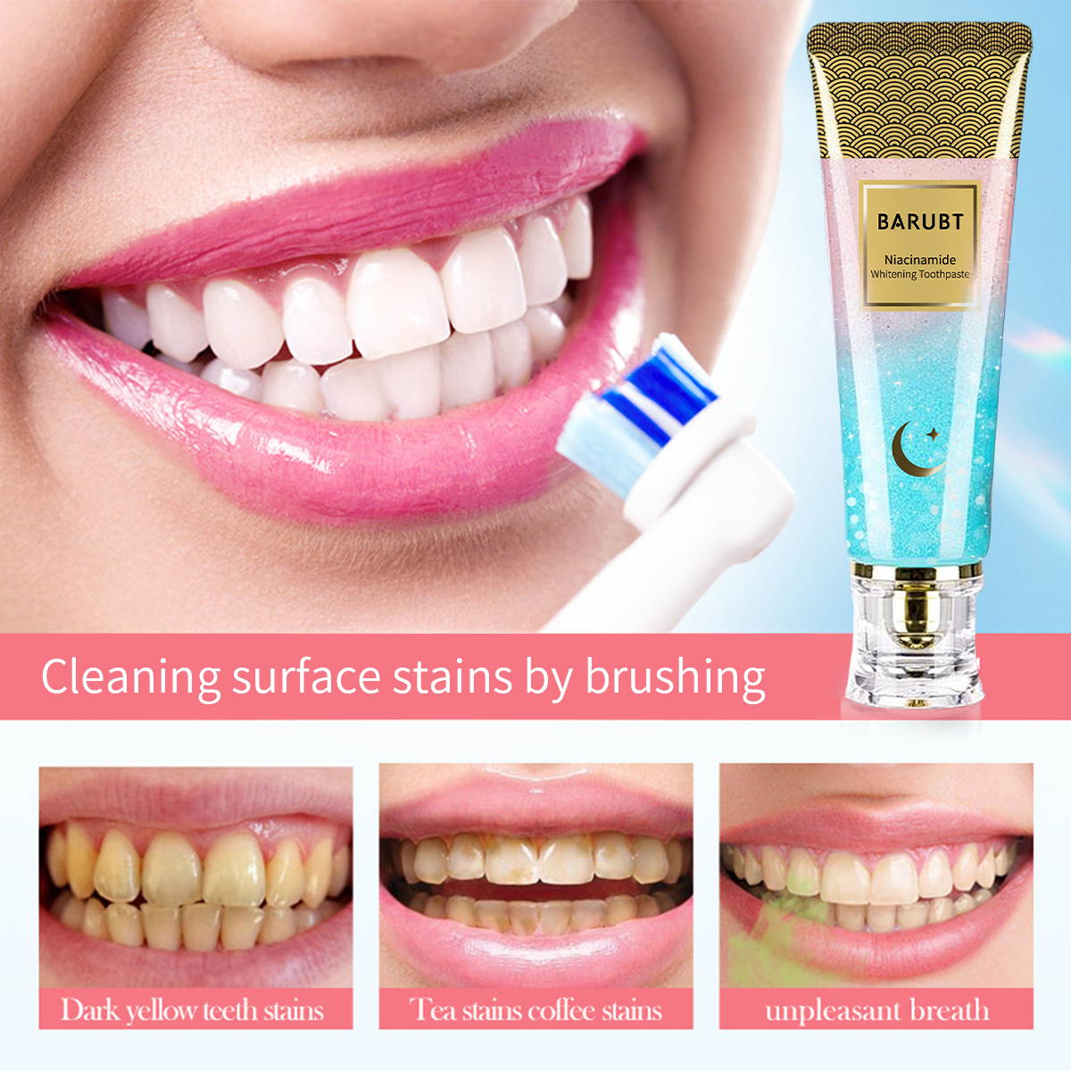 BARUBT Niacinamide Whitening T - Teeth Whitening Thailand avaliação e preço