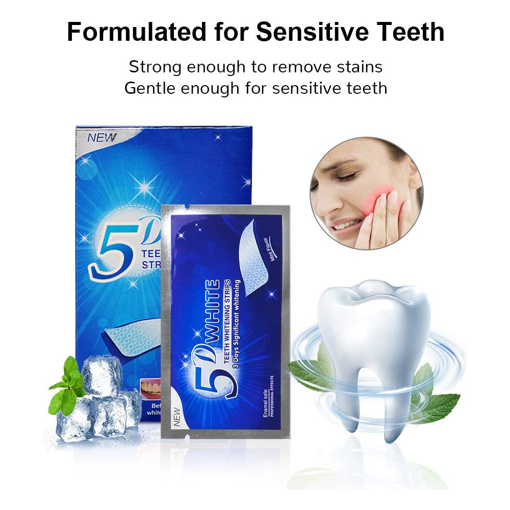 5D White Teeth Whitening Strip - Teeth Whitening In Office avaliação e preço